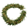 thumbnail image 1 of 8.9 FT Christmas Garland with Battery Operated Lights Artificial Garland with Pine Cones Berries for Stairs Mantle Door Indoor Outdoor Christmas Decor LED Lights (Battery not Included), 1 of 5