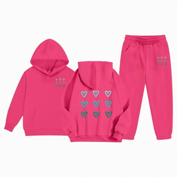 8-9 Years Child Baby Girls Clothes Girls 2PCS Fall Winter Outfits Set Toddler Girls Long Sleeve Irregular Top Pants Set