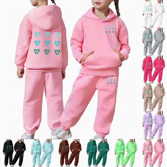 8-9 Years Child Baby Girls Clothes Girls 2PCS Fall Winter Outfits Set Toddler Girls Long Sleeve Irregular Top Pants Set