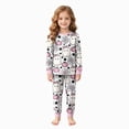 thumbnail image 1 of 8-9 Years Girls Halloween Set Cute Cartoon Print Long Sleeved Homewear Two Piece Set Halloween Pajamas Toddler Girl Cute Pjs For Girls, 1 of 9
