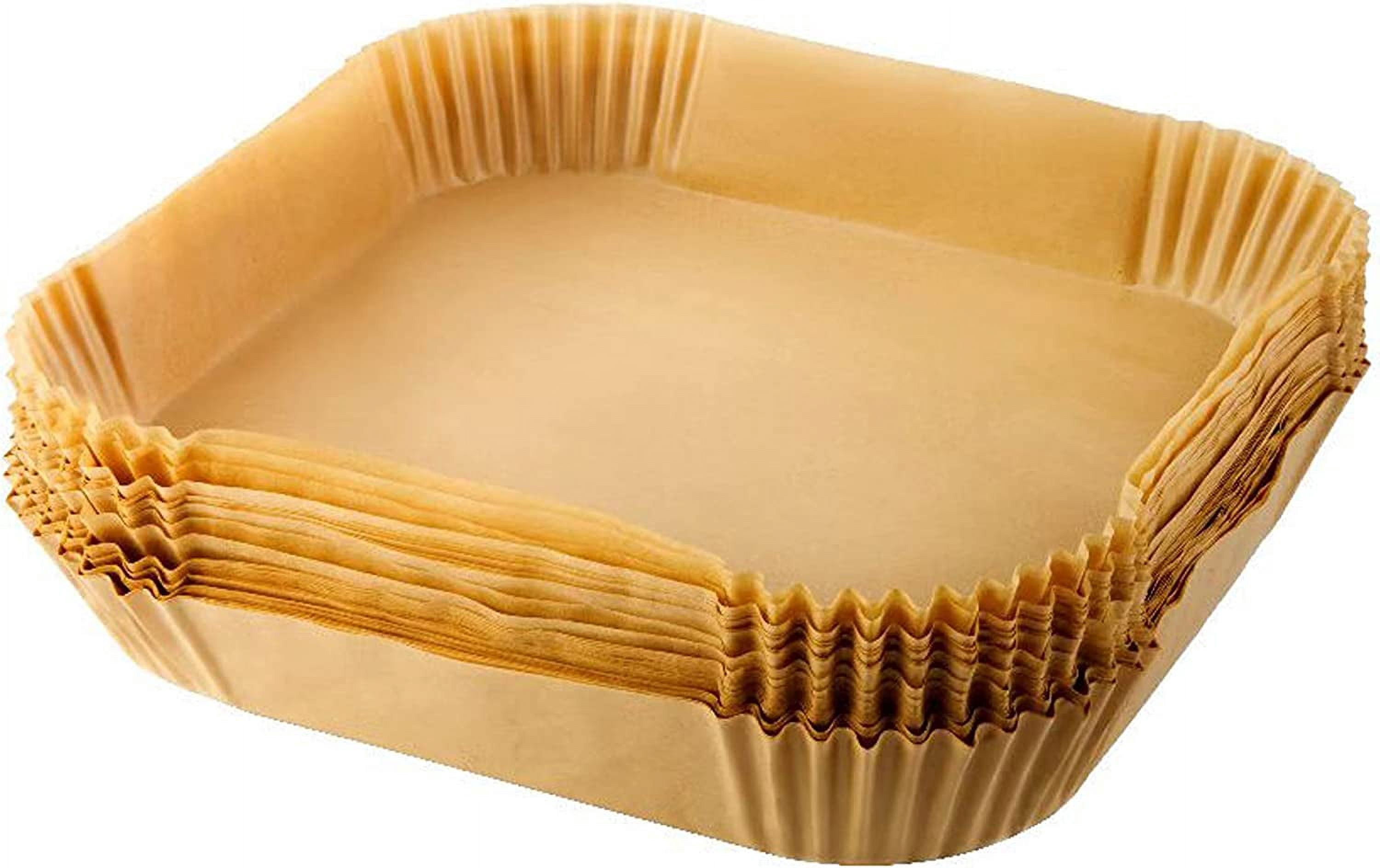 8.9 inch Air Fryer Disposable Paper Liner for Power XL,100 Pcs Square Parchment Liners for 5 to 7QT Air Fryer Accessories,Non-stick