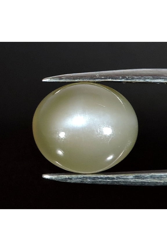 8.90Cts Natural Smooth Grey Moonstone Oval Cabochon Loose Gemstone For Ring