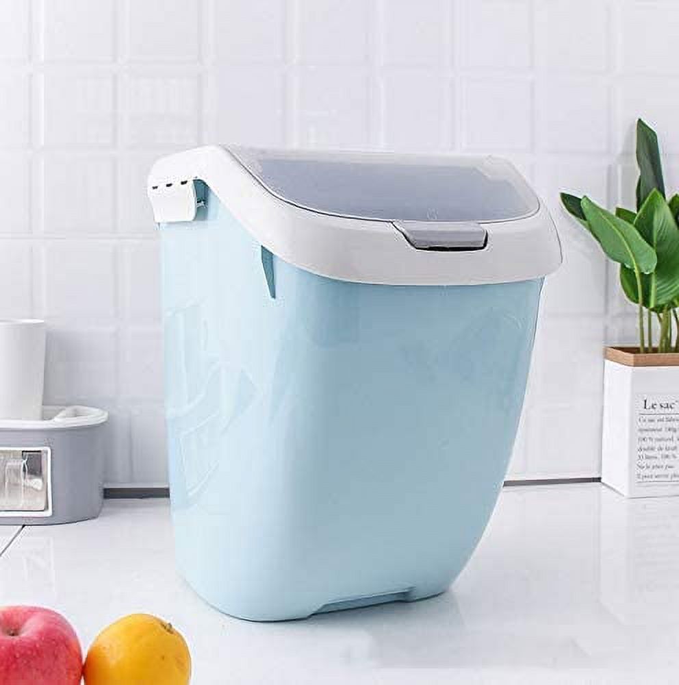 89kg Sealed Cat Food Barrel Pet Dry Food Container AntiOxidation Dog