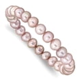 thumbnail image 1 of 8-9mm Freshwater Cultured Pearl Pink Stretch Bracelet, 1 of 2