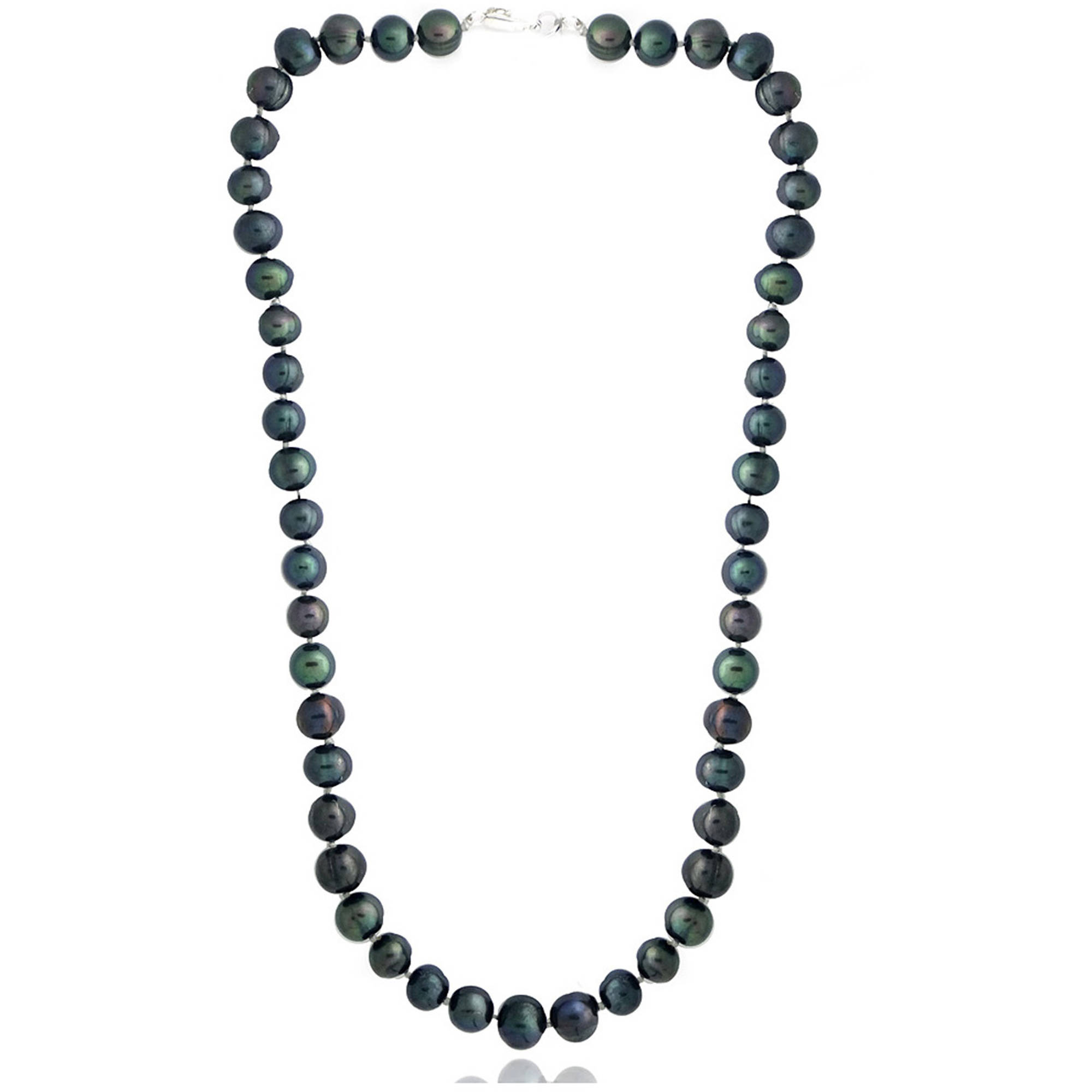 8-9mm Peacock Freshwater Cultured Pearl Necklace, 18" - image 1 of 2