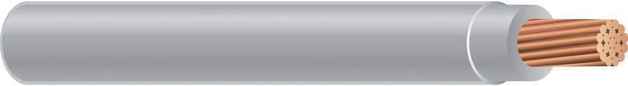 8 AWG 19-Stranded THHN Gray Copper Building Wire (100ft)