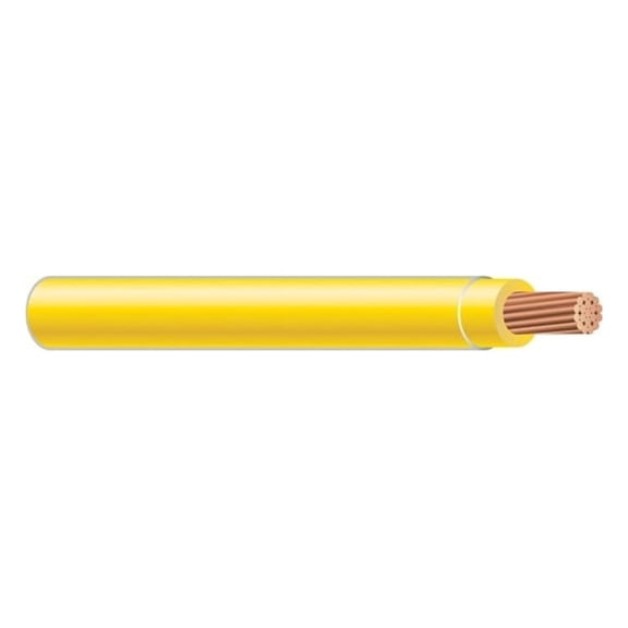 8 AWG 19-Stranded THHN Yellow Copper Building Wire (55ft)