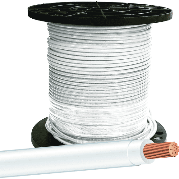 8 AWG Stranded THHN Electrical Wire - Single Pack Indoor & Outdoor Use, NEC-Compliant