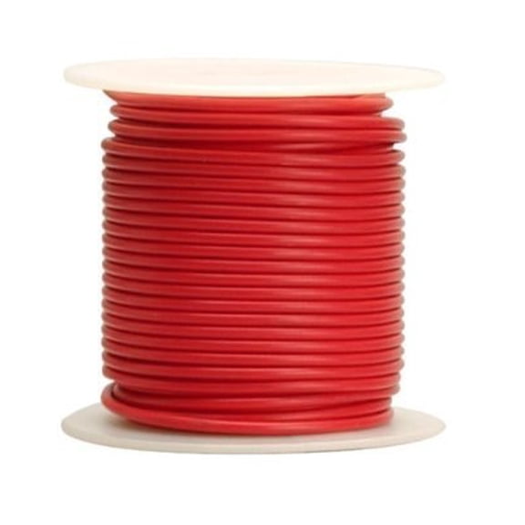 8 AWG Tinned Marine Primary Wire, Red, 50 Feet