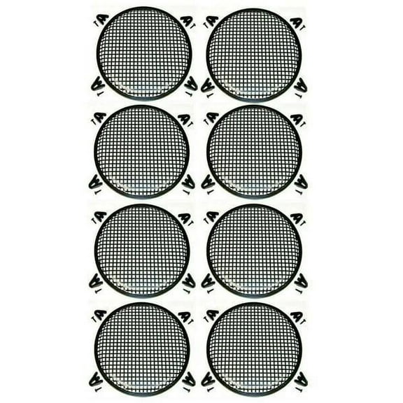 8 Absolute 15" Subwoofer Grille 15" Subwoofer Speaker Metal Mesh Cover Waffle Grille Protect Guard DJ Car Audio