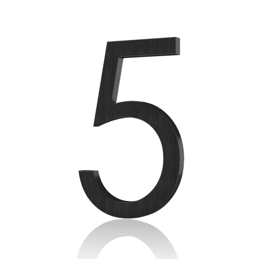 8" Address Numbers For House,Modern House Numbers Large Black Exterior