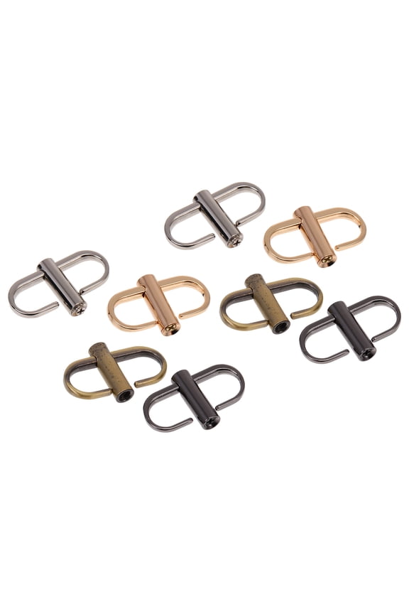 8 Adjustable Metal Buckles Metal Adjustable Slide Buckle Portable Adjustable Buckles Bag Chains Buckles