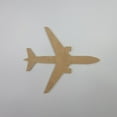 thumbnail image 1 of 8" Airplane, Unfinished MDF Art Shape by Wooden Craft Cutouts, 1-4 Thickness, 1 of 2