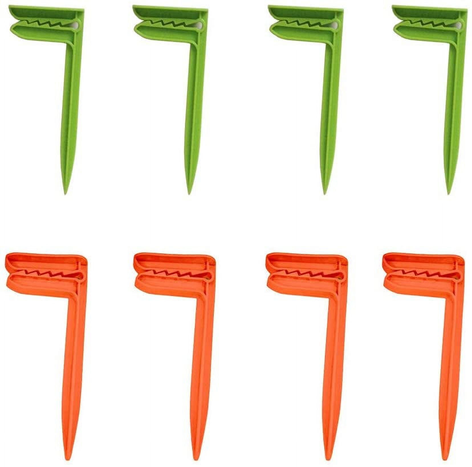 8 Durable Anchor Stakes Peg Clips for Securing Blankets on Beach/Lawn