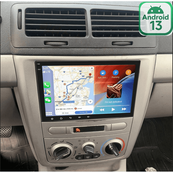 8" Android Car Stereo For Chevrolet Cobalt 2007-2010, Wireless CarPlay Android Auto, 2+32GB, with GPS WiFi Bluetooth SWC Mirror Link Split Screen
