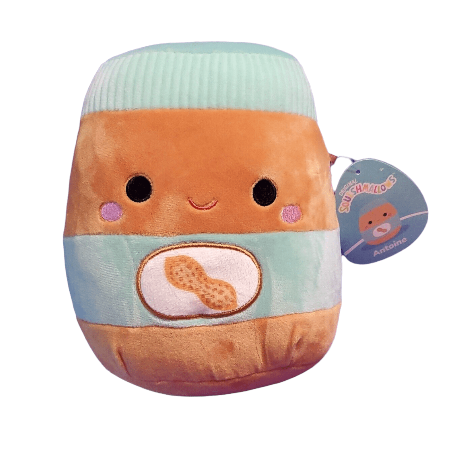 Squishmallows Official Kellytoys Plush 8 Inch Antoine the Peanut Butter Jar Stuffed Toy Animal