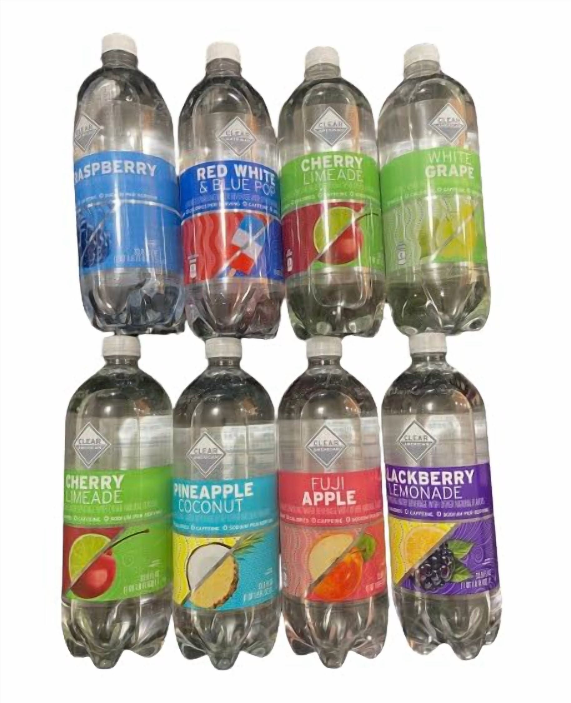 8 BOTTLES VSM Americn Clear Sparkling Water