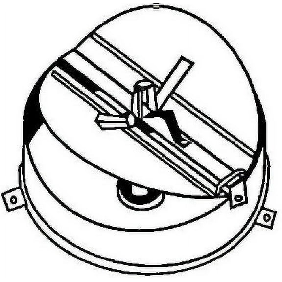 8" BRN RND Damper Ring