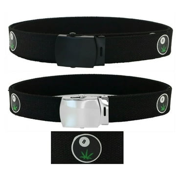 Purple Adjustable Canvas Military Web Belt With Metal Buckle 32 to 72 ...