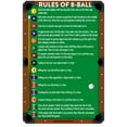 8 Ball Billiard Rules 8 Ball Billiards Pool Table Room Decoration Metal