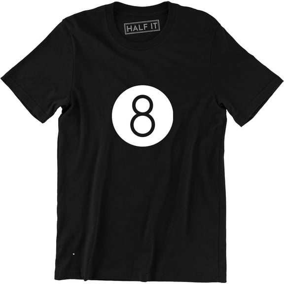 8 Ball Billiards Pool Hall Shark Hustler Cue League Magic Eight Ball T-Shirt