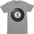 thumbnail image 1 of 8 Ball Billiards Pool Hall Shark Hustler Cue League Magic Eight Ball Tee Shirt, 1 of 4