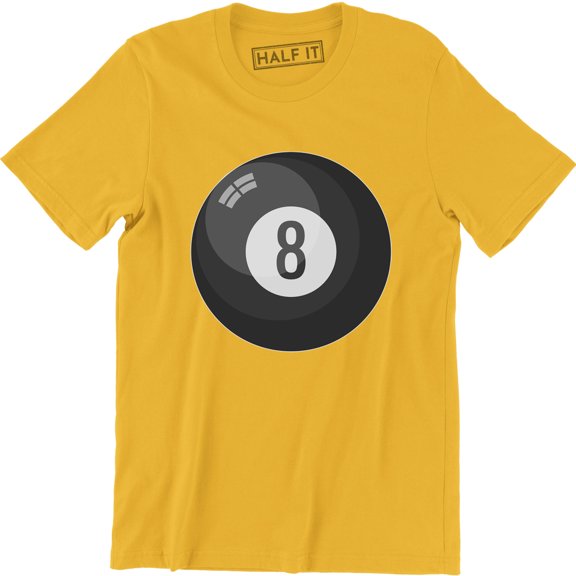 8 Ball Billiards Pool Hall Shark Hustler Cue League Magic Eight Ball Tee Shirt