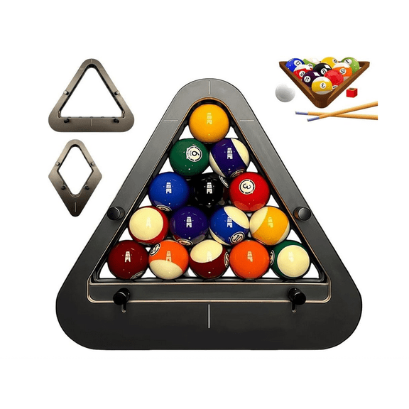 8-Ball PRO, Precision Billiard Rack, Machined Aluminum Pool Triangle, Consistent Tight Rack Tool for Ball Pool Tables, Professional Pool Accessories - (8-Ball Pro)