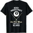 thumbnail image 1 of 8 Ball Pool Funny Billiards Player Lover Dad Gifts T-Shirt T-Shirt, 1 of 4