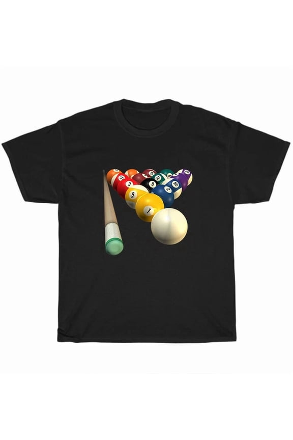 8-Ball Pool Team Bar League Shooters Billiard Player Fans T-Shirt Sports Unisex, Vintage Birthday Gift