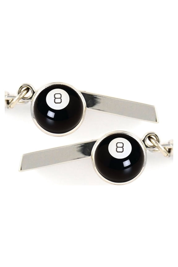 8 Ball Safety Whistle Keychain