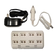 8 Bay 9 Volt Smart Battery Charger