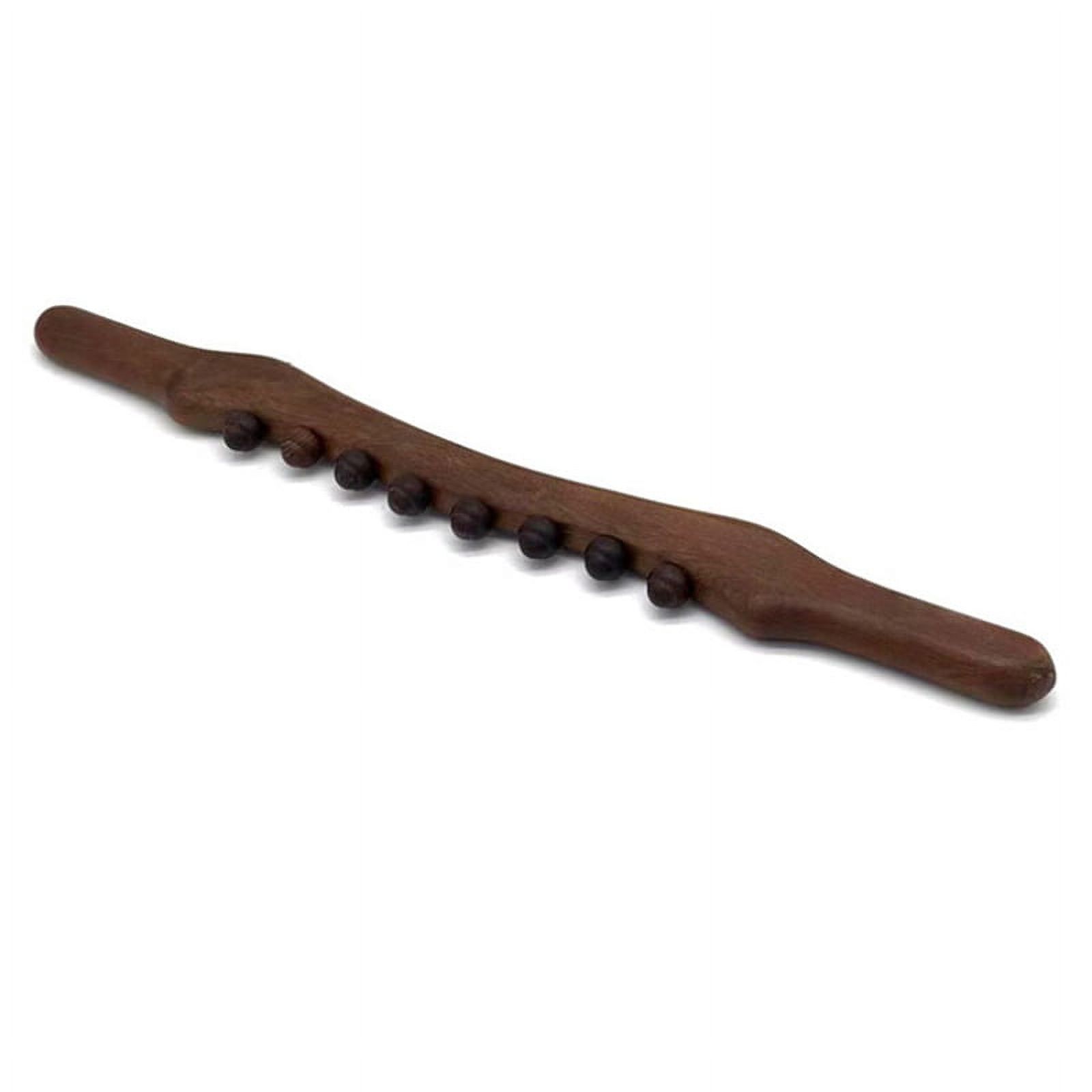 8 Beads Guasha Scraping Stick Wooden Massage Tool for Neck and Back