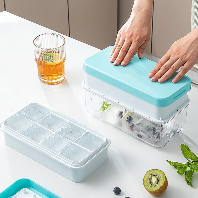 8 Bingge Ice-Storage and Ice-Making Box Ice Tray with Cover for Freezer ...