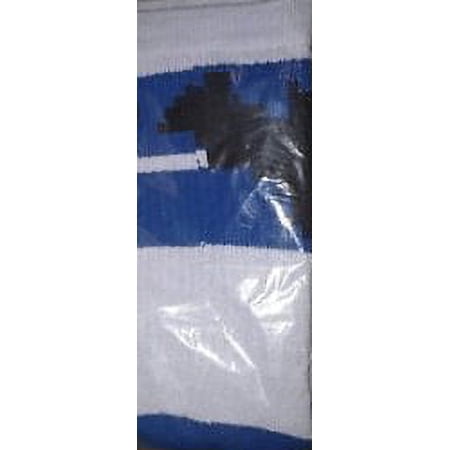 8-Bit Batman Socks (Gray and Blue)