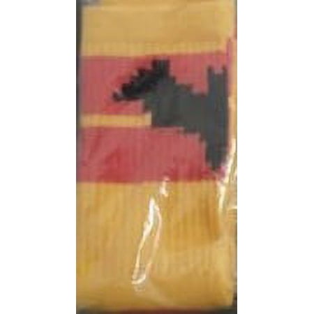 8-Bit Batman Socks (Orange and Red)