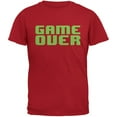 thumbnail image 1 of 8 Bit Game Over Red Adult T-Shirt - Large, 1 of 1