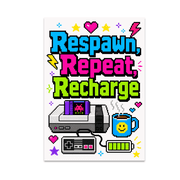 8-Bit Gaming Art Poster - Gamer Enthusiast - 13x19 Poster Print