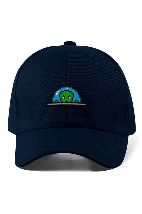 8 Bit Pixel Flying Saucer Hat Hat  -Image by Shutterstock,  Small