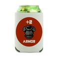 thumbnail image 1 of 8-Bit Pixel Retro Plus Two Armor Gamer Game Can Cooler - Drink Sleeve Hugger Collapsible Insulator - Beverage Insulated Holder, 1 of 3
