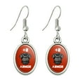 thumbnail image 1 of 8-Bit Pixel Retro Plus Two Armor Gamer Game Novelty Dangling Drop Oval Charm Earrings, 1 of 4