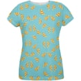 thumbnail image 1 of 8 Bit Pizza Slices All Over Womens T-Shirt - Small, 1 of 2