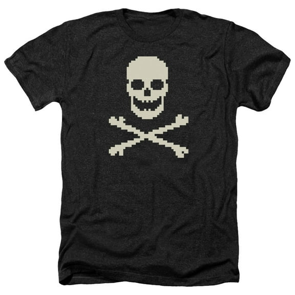 - 8 Bit Roger - Heather Short Sleeve Shirt - XX-Large