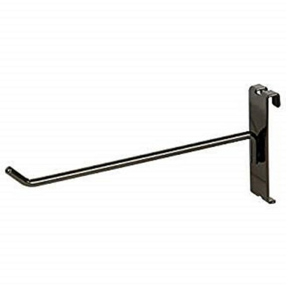 8"  Black Gridwall Hooks (25pcs)