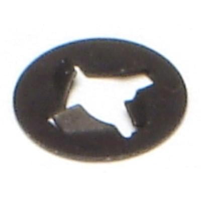 #8 Black Phosphate Steel Pushnut Bolt Retainers (50 pcs.)