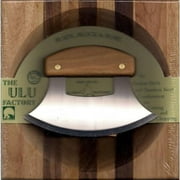 8 Block with Deep Dish Chopping Bowl and Alaskan Birch Handled Ulu