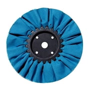 8 Blue Treated Airway Buff - 5/8 & 1/2 Arbor