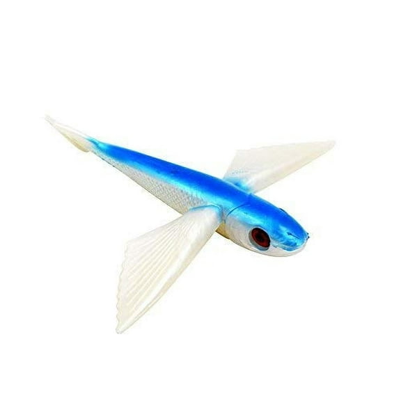 8" Blue and Pearl Flying Fish Tuna Lure - Mahi, Tuna, Wahoo Lure