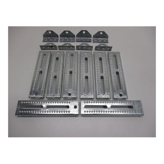 (8) Boat Pontoon Trailer 10" Bolster Bunk Board Adjustable Swivel Bracket Kits