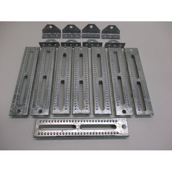 (8) Boat Pontoon Trailer 12" Bolster Bunk Board Adjustable Swivel Bracket Kits